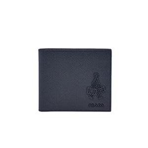 PRADA-2MO513 프라다 블랙 송아지 가죽 지갑