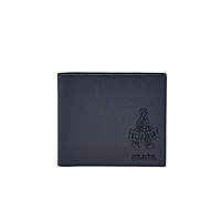 [스페셜오더]PRADA-2MO513 프라다 블랙 사피아노가죽 인타르시아 블루/레드 장식 반지갑