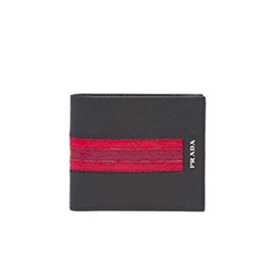 PRADA-2MO513 프라다 블랙 송아지 가죽 지갑