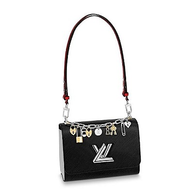 [스페셜오더]LOUIS VUITTON-M42449 루이비통 에삐레더 꼬임장식 블랙 트위스트 MM 크로스 숄더 핸드백