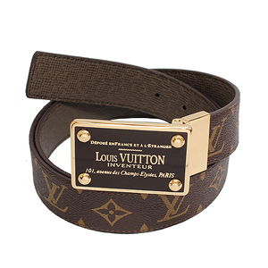 LOUIS VUITTON-BELT-LV사각로고 금장