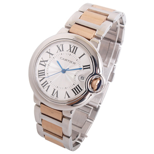 Cartier-07114 까르띠에 발롱블루 드 2 Line 콤비 쿼츠 36MM 남녀공용
