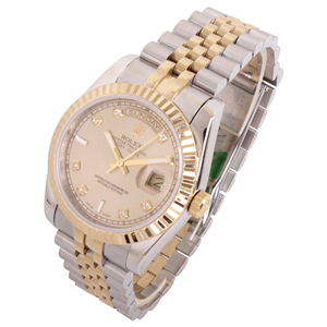 [스페셜오더]ROLEX-롤렉스 데이트저스트 스틸 그린 다이얼 클래식 시계 36mm