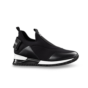 LOUIS VUITTON-1ADG6B 루이비통 블랙 송아지 가죽 모노그램 런 어웨이 스니커즈 남성용