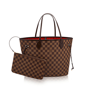 LOUIS VUITTON-N51107 루이비통 아주르 다미에 네버풀 MM