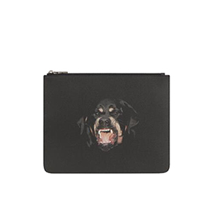 [스페셜오더]GIVENCHY-BB6004B01 지방시 카프스킨 ROTTWEILER 프린트 파우치