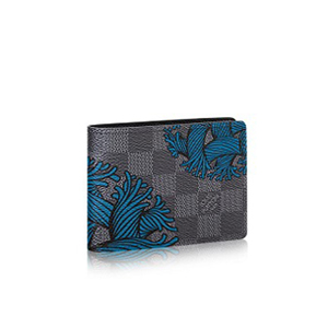 LOUIS VUITTON-M14927 루이비통 블랙 다모플라주 슬렌더 월릿