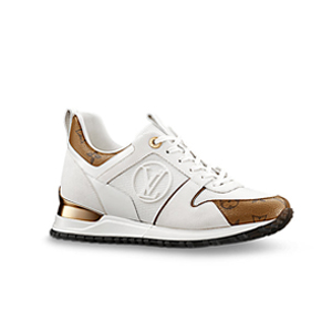 LOUIS VUITTON-1ADG6B 루이비통 블랙 송아지 가죽 모노그램 런 어웨이 스니커즈 남성용