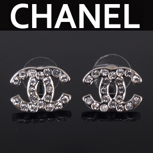 CHANEL-26529 CC로고 큐빅 귀걸이