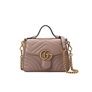 [스페셜오더]GUCCI-547260 4928 구찌 파스텔 블루 GG 마몽 미니 탑 핸들 백
